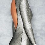 House Of CB Starlight Silver Sequin Back Dress Photo 2