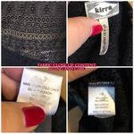 Kirra BLACK LACE AND FRINGE SHEER TUNIC TANK (S) Photo 10