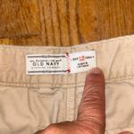 Old Navy Old Navy Beige Corduroy Cargo Capris Adjustable Waist Photo 2