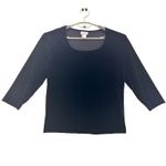 Willi Smith Whimsigoth Velvet Top Large Goth Witchy Black Velvet Photo 1