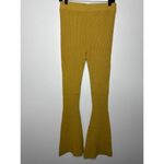 LITA by Ciara Rib Organic Cotton MEDIUM Flare Pants in Iced Coffee NEW Brown Photo 7
