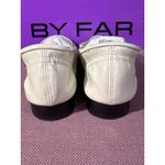BY FAR Carr Flats in Limewash White Leather 37 With Box Womens Ballet Size 6 Photo 6