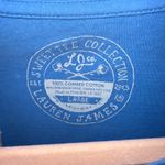 Lauren James Copied -  Blue Graphic One Pocket Tee Shirt Photo 3