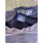 Lands End Men’s size S Crewneck Spell Out Sweatshirt EUC Outdoors Blue Photo 3