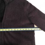Boutique  Fleece Winter Warm Hoodie Coat Jacket Purple Large Photo 5