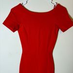 ZARA  Trafaluc Red Bodycon Dress Fitted Short Sleeve Cocktail Party Size XS‎ Photo 1
