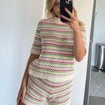 ZARA  Colorful Knit 2 Piece Set M Photo 2