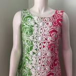 Lilly Pulitzer Jubilee Flam Alma Shift Dress Pink Green size 8 Photo 2