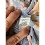 Velvet Torch  Women's Size Medium Long Sleeve Floral Dress Blue Multicolor NWT Photo 4