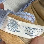 Lands' End  Intimates Balcony Bra 36D Light‎ Purple Floral Lace Lingerie Photo 2