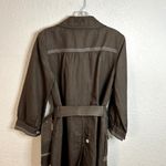 Orla Kiely Trench Coat Womens Size 2 Brown White Twee Photo 12