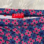 Natori Josie Pajama Pants Blue Pink Geometric Photo 3
