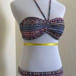 C&A Tribal Two Piece Bandeau Halter Swimsuit NWOT Size 6 Photo 0
