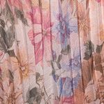 Alex Marie WO SIZE 16P ONE SHOULDER DRESS PEACHY FLORAL DESIGN LINED PLEATED EUC Photo 9