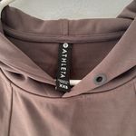 Athleta   Mission Hoodie Chocolate Size XXS Hi/ Lo with thumbhole Sculptek Fabric Photo 1