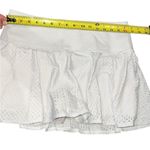 Athleta  White Perforated Mini Skirt Photo 7
