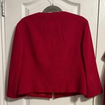Hugo Boss 💖 Jenisa Red Cropped Blazer Jacket Photo 2