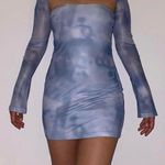 Princess Polly Blue Dara Set Mini Dress With Bolero Photo 1