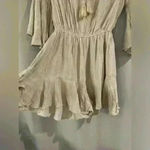 Women’s Blue B Collection Romper Tan Photo 2