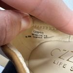 New CZZPTC Life Style Ballet Flats Coffee Brown Size 6.5 Teal Rubber Sole Photo 2