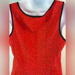 RIHOAS L Sleeveless Fit n Flare Red and Black Heart Print Mini Dress Size L Photo 2