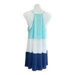 Peach Love California Color Block Sleeveless Mini Shift Dress Size L Photo 2