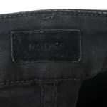 MOTHER High Waisted Looker Jeans Women’s Size 24 Guilty Party Skinny Ankle Fray Black Photo 11