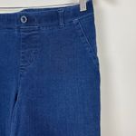 Betabrand Jeans Women Medium Long Blue Straight Leg Pull On Stretch Denim Yoga Photo 2