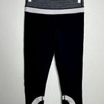 Lululemon  Run Inspire Crop Black Yoga Leggings Photo 0