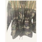 Amazon Women Med Sequins Patchwork Bomber Jacket Camouflage full Zip Drawstring waist Photo 1