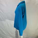 Nike Blue Quarter Zip Fitted Pullover Size Large Photo 2