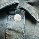 Women With Control Western Embelllished Fringe Black Denim Jacket Size 2x Photo 5