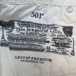 Levi's Levi Premium Cut off Shorts 501 Jeans Button fly Frayed hem Size Small Photo 2