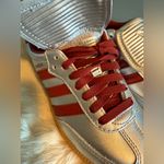 Adidas Samba Long Tongue Metallic Silver Preloved Ruby Sneaker Photo 7