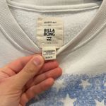 Billabong White Sweatshirt with American Flag Design Photo 6