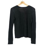 joe's jeans  Black Dames Linen Long Sleeve T-Shirt M Photo 3