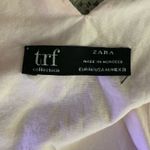 ZARA  TRF Size M Light Pink Ruffle Cotton Poplin Top Shirt Lined Photo 2