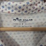 Peter Millar NWOT  Polo Shirts Pima Cotton Lot Of 2 Women's Small Patterned White Photo 10