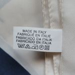 Vintage Made In Italy Paris Themed Navi Blue and Cream Square Scarf Size 33×34 Photo 4