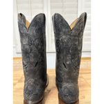 Shyanne  Lasy Floral Embroidered Western Boot Black Leather Size 7.5 NWOB Cowgirl Photo 11