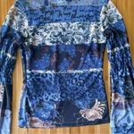 Boutique Vintage Bell Sleeve Bohemian Semi Sheer Trendy Summer Top Photo 1