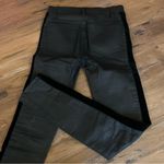 Madewell  Velvet Tuxedo Stripe Black Jeans Size 25 High Rise Denim Jean Photo 4