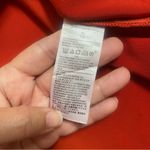 Banana Republic Women's Solid Silky Rust Orange Short Sleeve Blouse Size XLarge Photo 5