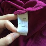 Lucky Brand Burgundy Red Plum Sheer Panels Embroidered Mandala Short Sleeve Top Photo 9