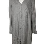 Helmut Lang  grey v neck button down dress duster 0 Photo 0