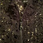 Marina Lace Zip Up Bomber Long Sleeve Jacket Photo 1