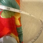 Ralph Lauren Lauren  Linen Floral Short Orange Yellow Size 16 Photo 4