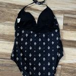 Old Navy  black patterned halter swimsuit Photo 3