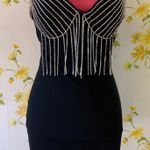 Haute Monde bodycon mini dress black size M Photo 0