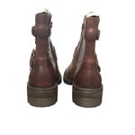 Lucky Brand New! Taini Moto Leather Biker Buckle Strap Combat Bootie - Size 6.5 Photo 7